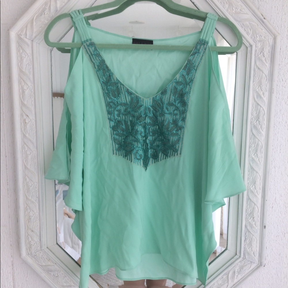 Beautiful teal sequin top! Worn once!
